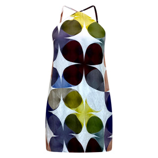Sixties Print Shift Mini Dress - Yve