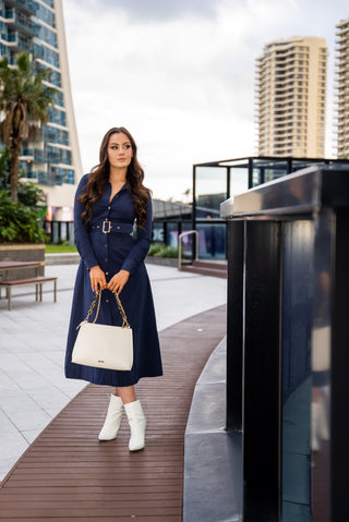 Get the chic and professional look with Why Mary’s limited-edition corporate dresses