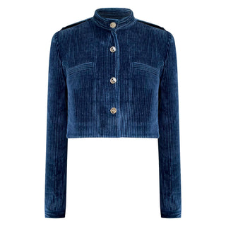 “Lucia” Corduroy Cropped Jacket