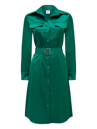Emerald Green Coat Dress