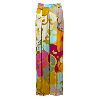 Branded Print Culotte Pants