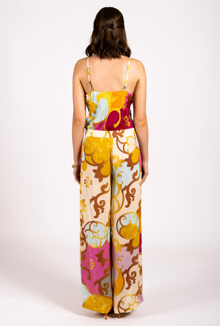 Branded Print Culotte Pants