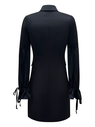 Why Mary "Coco Crush" Black Coat Dress