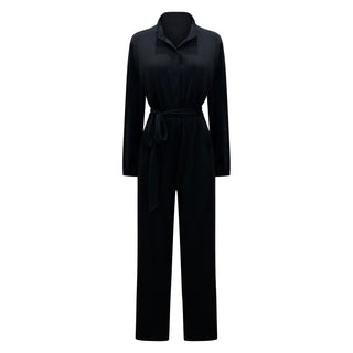Why Mary "Ready Set Go" Jumpsuit Leopard Print OR Black