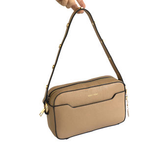 CLEO Messenger / Crossbody Bag - Latte Leather