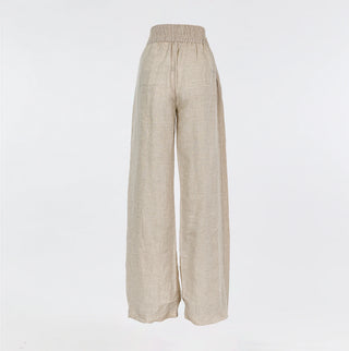 Linen Trouser Pants Mila High Waisted