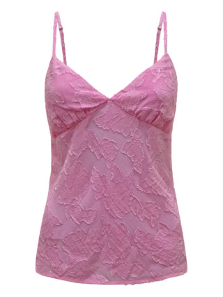 Pink Cami Top with Straps - "Iris"