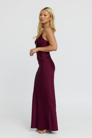 "Isis" Bias Maxi Slip Dress