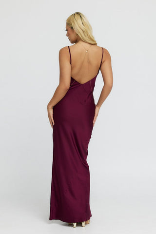"Isis" Bias Maxi Slip Dress