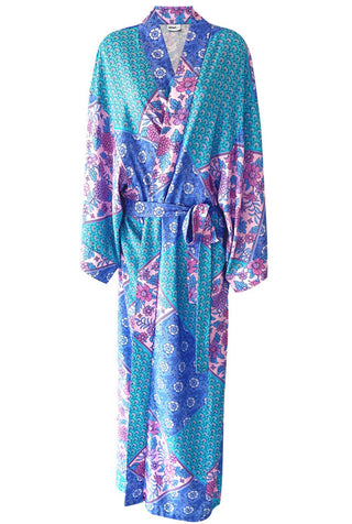 The Gisele Maxi Kimono in Topaz