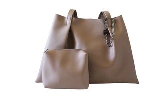 Kesa + Konc Vegan Leather Shoulder Bag / Miha / Sage