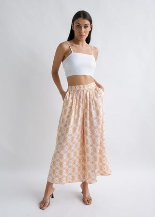 Why Mary Culotte Pants with floral print "Calm the Soul"