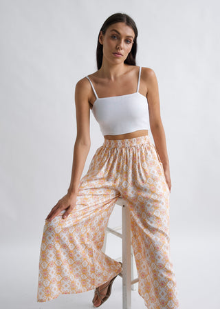 Why Mary Culotte Pants with floral print "Calm the Soul"