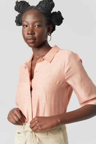 "Mellow" Linen Viscose Blouse